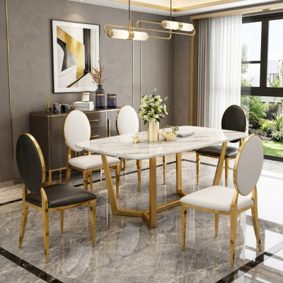 Design dining table modern marble dining room living room kitchen tables table