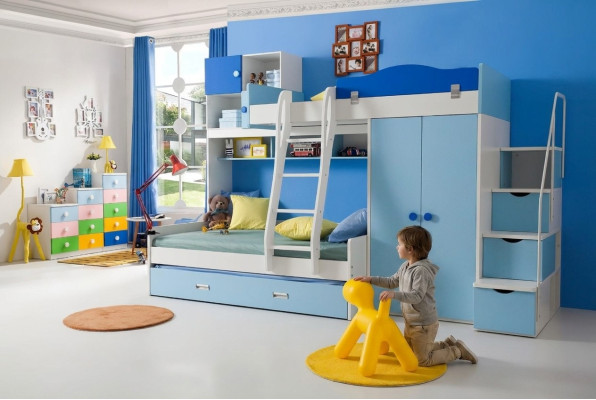 Beds Bunk Bed Real Wood Children & Youth Room New Bunk Bed Levels
