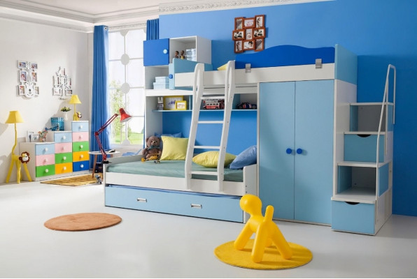 Beds Bunk Bed Real Wood Children & Youth Room New Bunk Bed Levels
