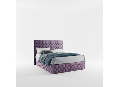 Bedroom bed beds upholstery double marriage hotel luxury leather modern