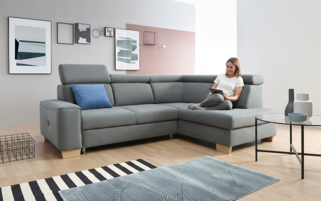 Modern corner sofa fabric upholstery sofa bed sofa custom upholstery