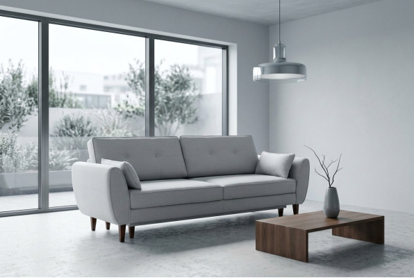 Sofa Design 1x Sofas 3-seater couch with bed function new sofas luxury modern