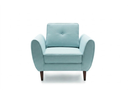 Design Chesterfield Fabric Couch Armchair 1-Seater Upholstered Sofas Lounge Club