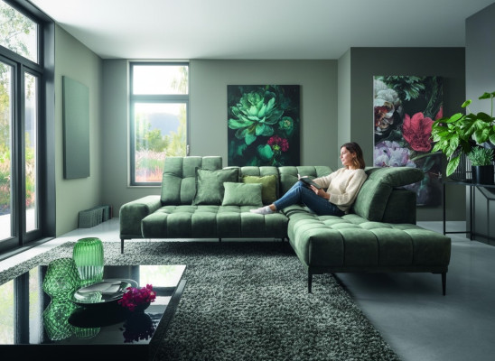 Corner sofa modern design luxury sofas L-shape fabric couch living room sofa couches