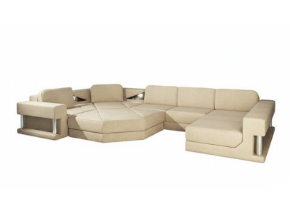 Corner sofa upholstery seat fabric couch sofas couches U-shaped living landscape furniture new