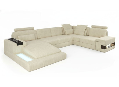 Corner sofa corner upholstery living landscape couch sofa corner U-shape new furniture