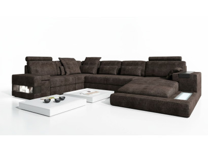 Textile sofa corner sofa U shape modern sofa leather sofa corner sofa upholstery living landscape