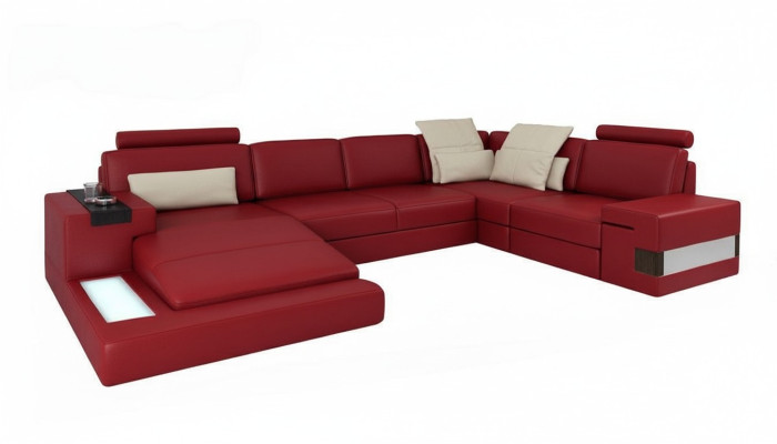 Living landscape corner sofa U-shaped couch seat upholstery sofa modern sofa new