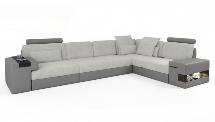 Designer corner sofa living room living room luxury L-shape sofas new fabric sofas