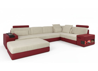 U-shaped living landscape corner sofa upholstered couch corner leather sofa couches furniture new