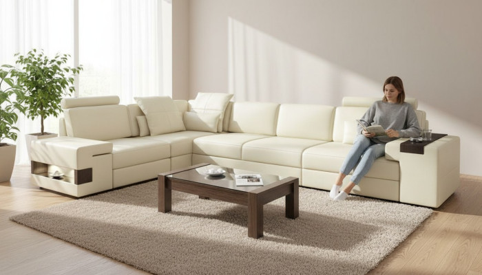 Upholstered furniture sofa big sofa sofa textile furniture sofa bed living room L-shape sofa