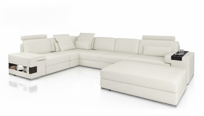 Designer sofa upholstery couch corner sofa with ottoman set living landscape L-shape