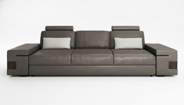 Big Sofa Couch Textile 3-Seater Sofa Couch Upholstery Seat Three-Seater Luxury New