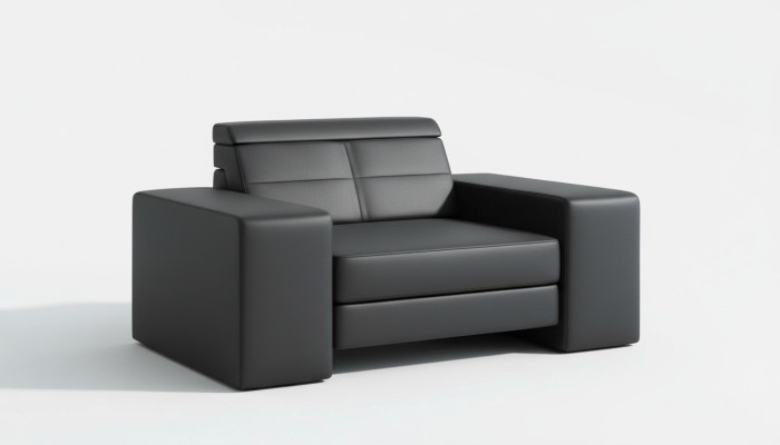 Design living room leather couch armchair 1 seater upholstered sofas lounge club furniture