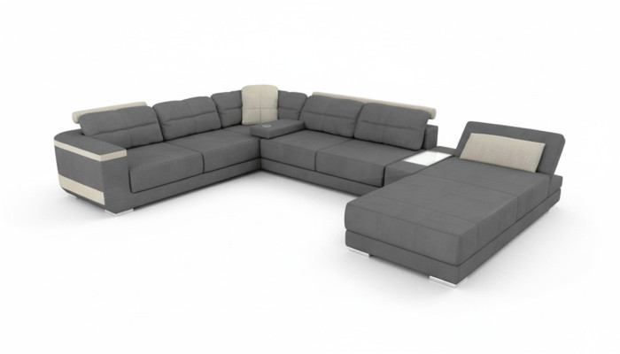 Living landscape corner sofa leather corner sofas new U-shaped sofa couch upholstered couches new