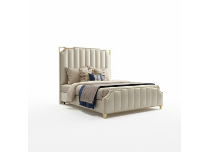Design bed beds 180x200cm Dubai double hotel wood bedroom luxury