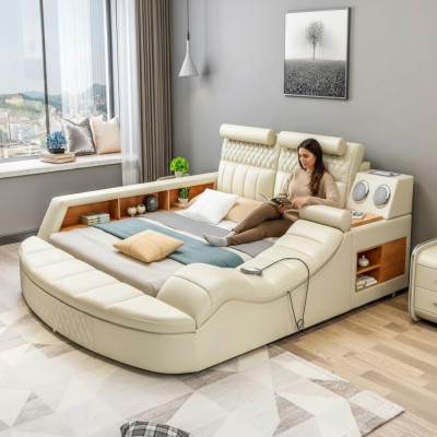 Multifunction Bed Double Bed Beds Double Bed Upholstered Bed Bedroom