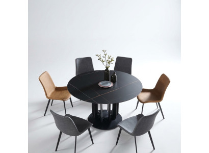 Luxury tables round table round design stainless steel furniture dining room dining tables new