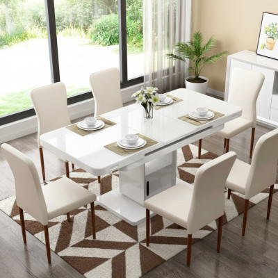 Table Luxury Tables Modern Dining Room Furniture Dining Tables Wood Wooden Tables Brown White