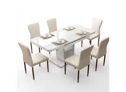 Table Luxury Tables Modern Dining Room Furniture Dining Tables Wood Wooden Tables Brown White