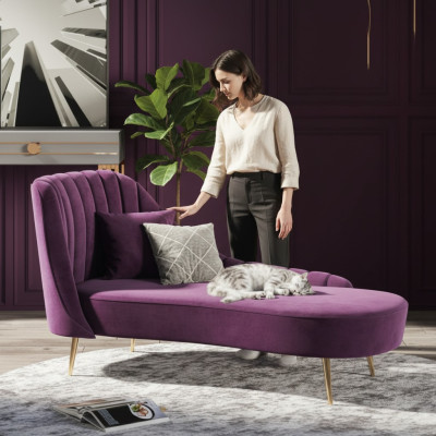 Chaise lounge luxury furniture upholstered sofas relax chaiselounge