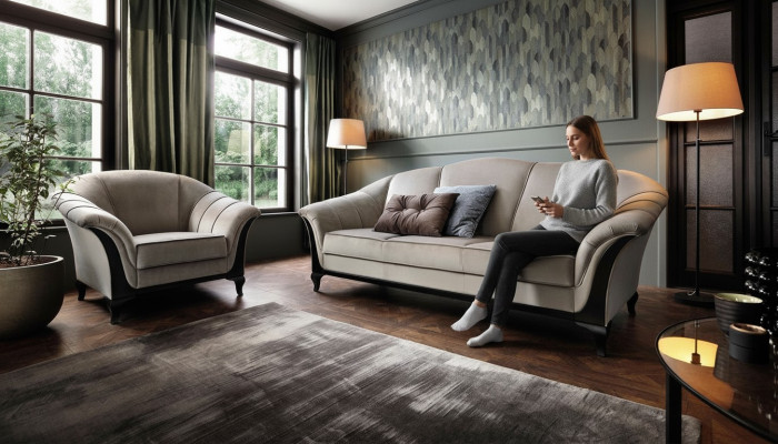 Sofas 3-seater 230 x 92 cm Couches Designer Modern Style Furniture Couch Soft Sofa