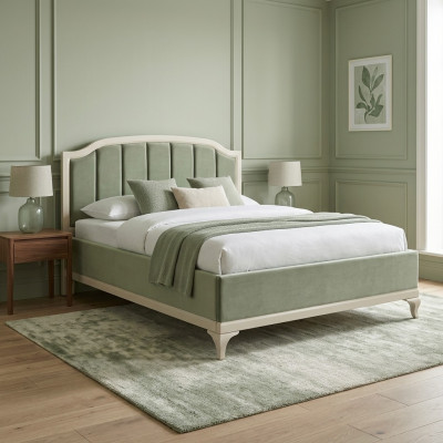 Design Bed Luxury Double Hotel Beds Sleeping Room Leather Modern Fabric 160*200cm