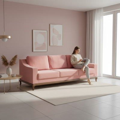 3-seater sofa, sleeper sofa, modern style designer furniture with bed function