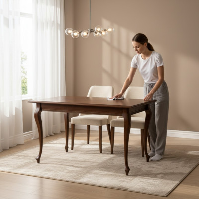 Classic dining table real wood dining room furniture table dinner conference table