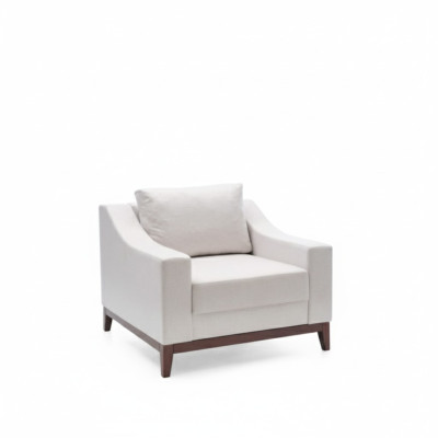 Upholstered Armchair Relax Lounge Designer Armchair Modern Relax Modern White Chair New