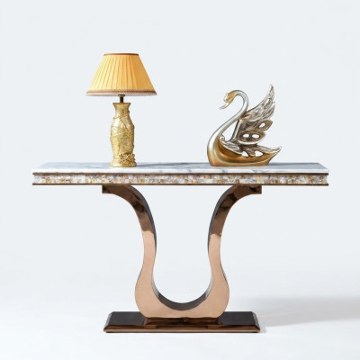 Designer stainless steel console table table console console tables