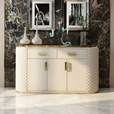 Luxury sideboard dresser cabinet sideboards 3 doors with 2 drawers