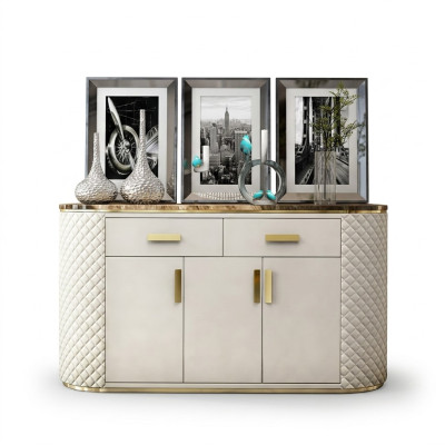 Luxury sideboard dresser cabinet sideboards 3 doors with 2 drawers