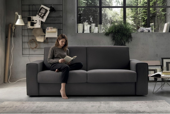Two-seater fabric sofa couch upholstery 2-seater living room textile sofa design sofa