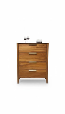 Luxury bedroom dresser with 4 drawers, wooden cabinet design furniture, wood, new