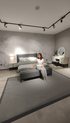 High-quality elegant bedroom bed designer double bed new furniture