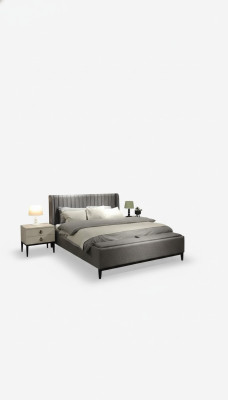 High-quality elegant bedroom bed designer double bed new furniture