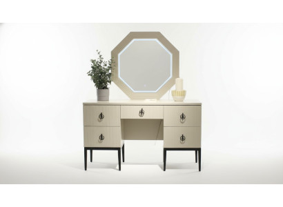 Exclusive designer vanity table with mirror function, functional and luxurious, new