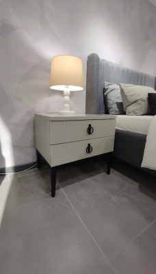 Bedroom bedside table luxury 2x nightstands elegant nightstands 2x