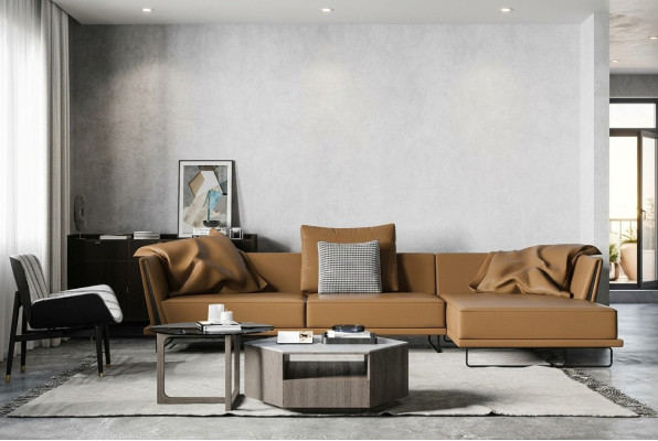 Corner sofa L-shape leather living area relax sofa design couch lounge sofas corner new