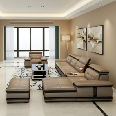 Relax seating furniture living landscape luxury corner sofa L-shape upholstery modern