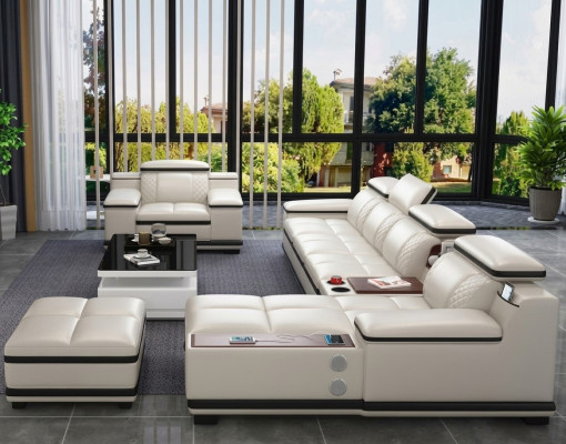 Furniture living landscape luxury corner set corner sofa upholstered sofas couch relax L shape