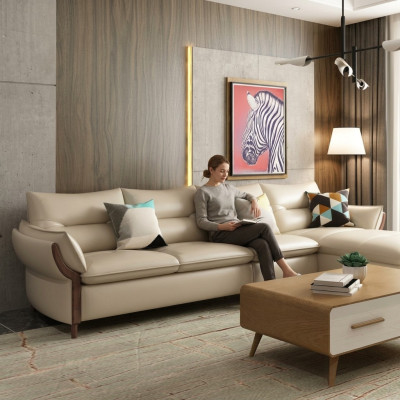 Furniture Living Landscape Luxury Sofa Corner Suite Corner Sofa L-shape Upholstery Modern Relax