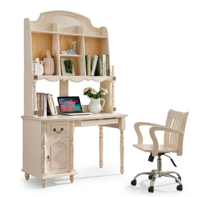 Desk cabinet tables office desk with drawers PC table country house