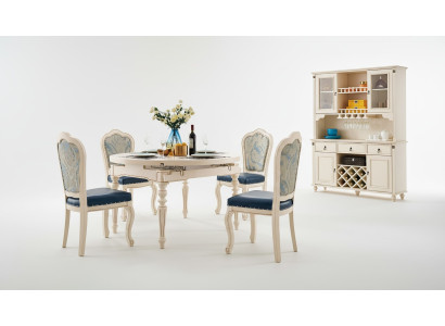 Classic dining room suite table with 4 chair set chair group tables 5-piece set