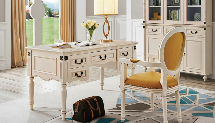 Desk Chair Office Classic Office Furniture Furnishing Table 2-piece Set New