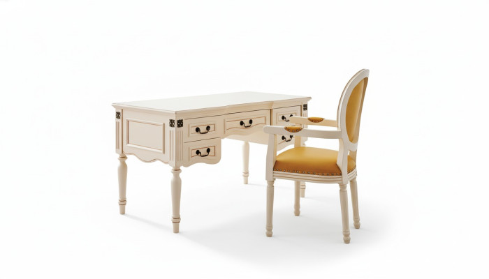 Desk Chair Office Classic Office Furniture Furnishing Table 2-piece Set New