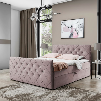 Chesterfield box spring bed bedroom design double hotel bed bed box new