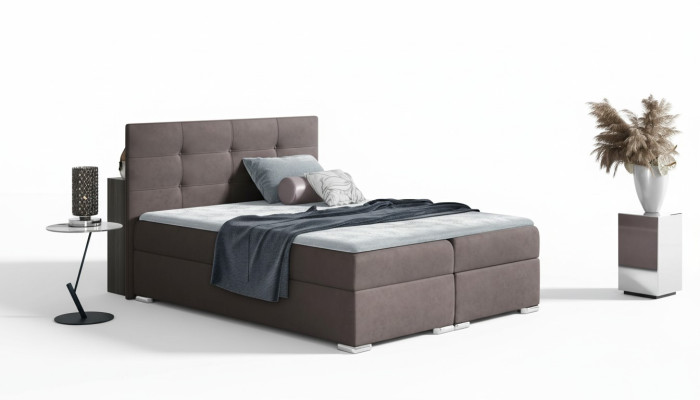 Bed bed frame box spring bed 160x200 bedroom design double hotel modern
