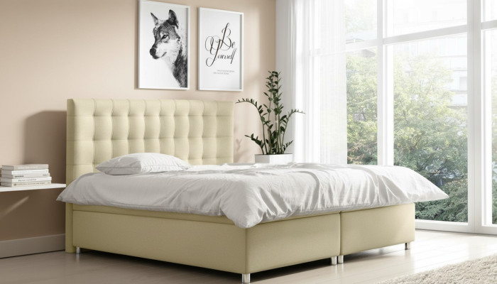 Bed box upholstered bed box spring bed design double hotel modern bed 160x200 new